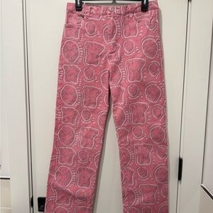 Patrick Church Pink Patterned Pants (30)